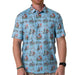 Men's Cowboy Up Short Sleeve Performance Button Shirt