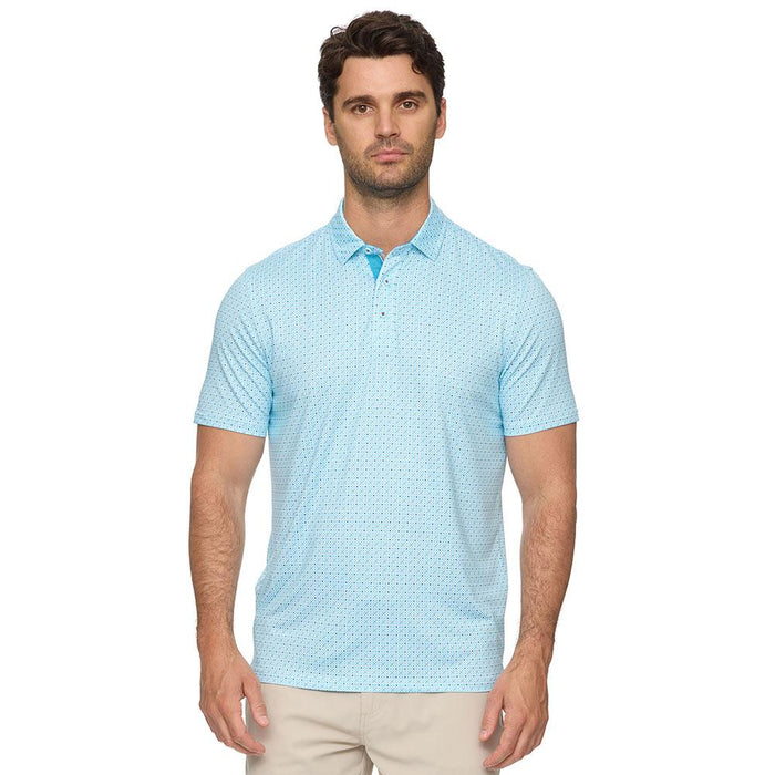 Men's Emeryville Geo Print Performance Polo