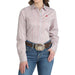 Women's White Striped Shirt