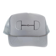 Grey Snaffle Bit Cap