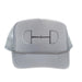 Grey Snaffle Bit Cap