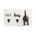 His, Hers, and Pup Wall Hooks