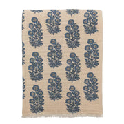 Blue Flower Blanket