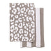 Grey Leopard Knit Towel