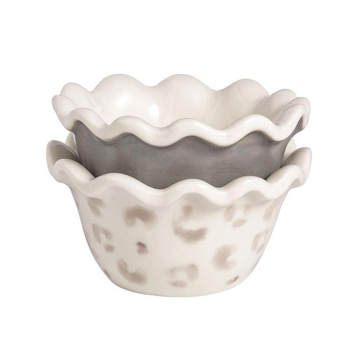 Grey Leopard Ramekins