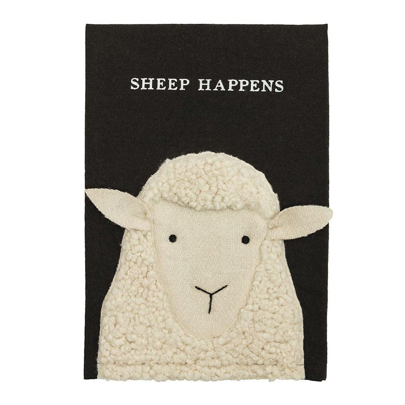 Embroidered Farm Sheep Towel