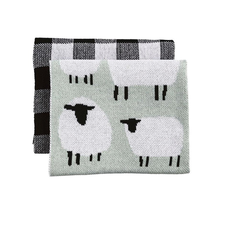 Sheep Farm Knit Towel