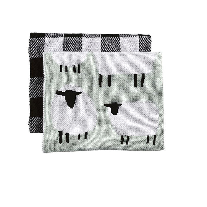 Sheep Farm Knit Towel