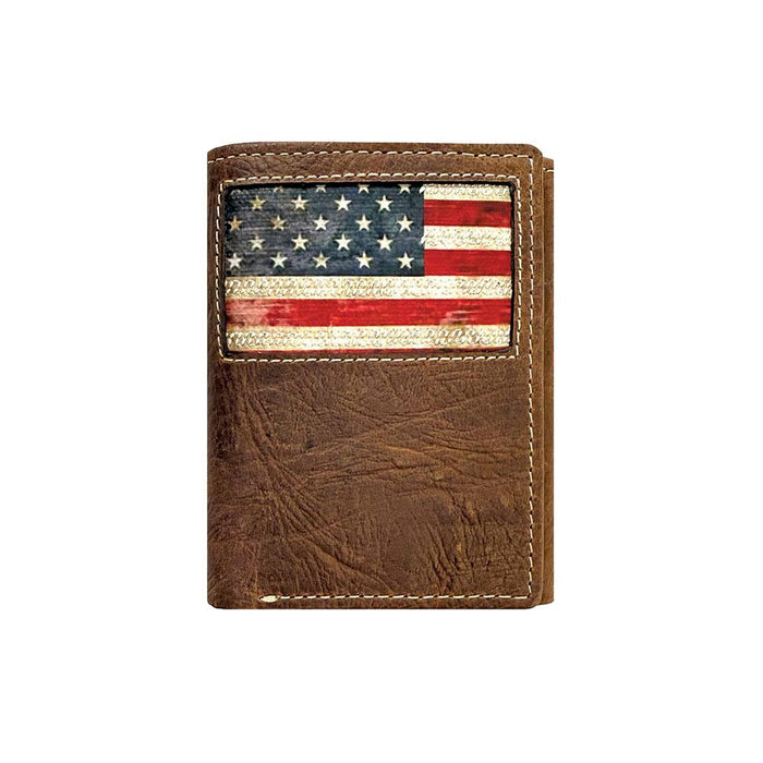 American Flag Tri-Fold Wallet