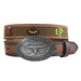 Boy's Basketweave Brown Belt