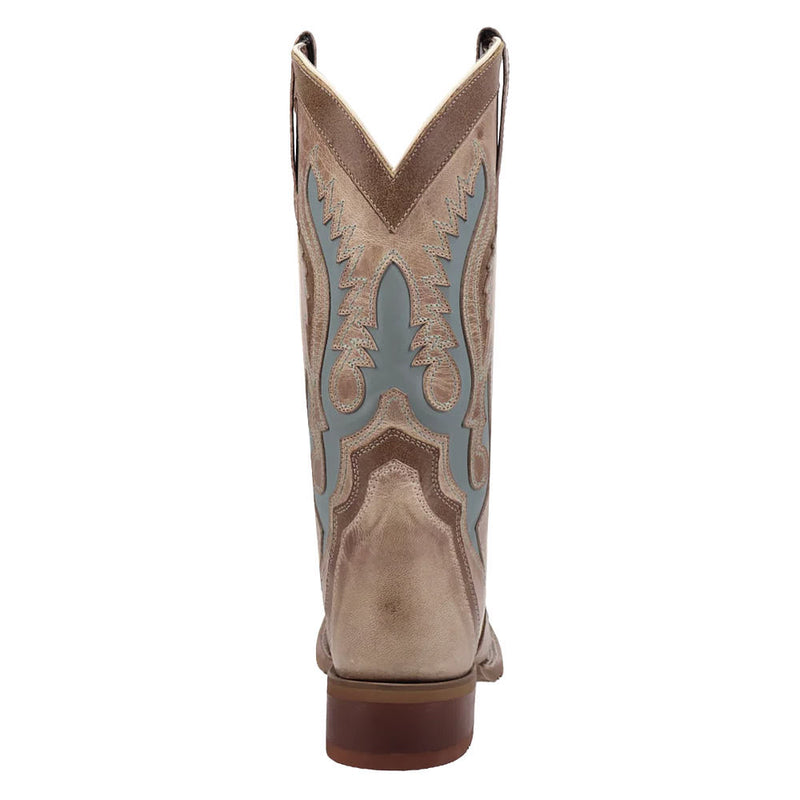 Laredo Women's Ardena Tan Overlay Vamp 12in Overlay Top Boot