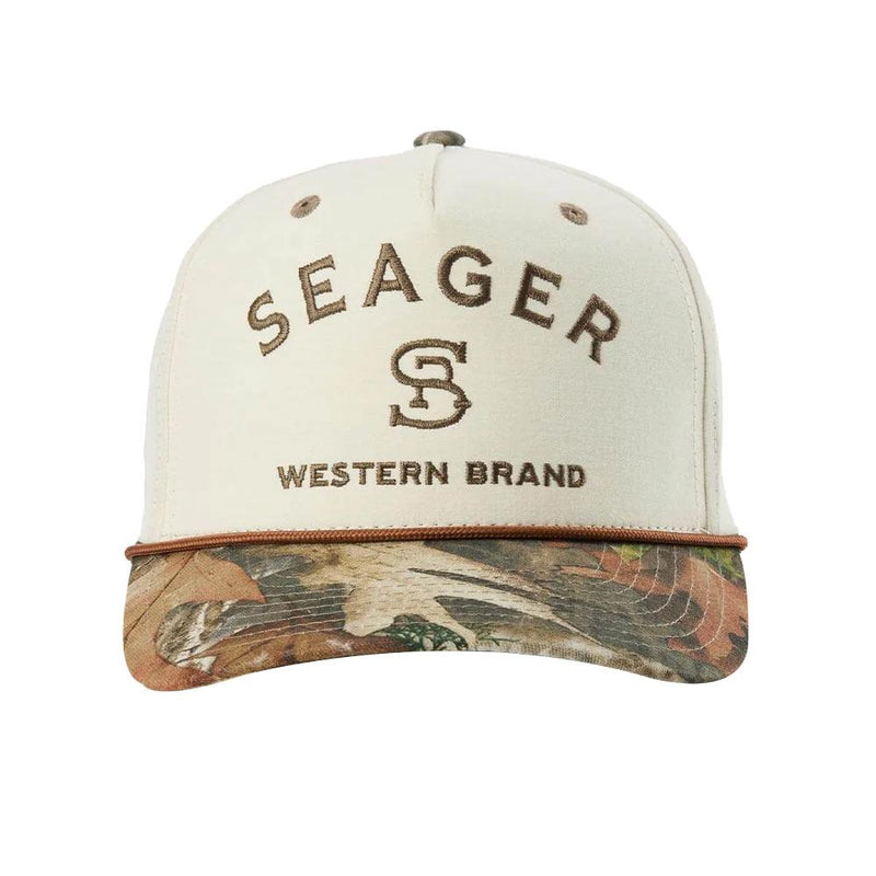 Men's Cream & Camo Branded Cap
