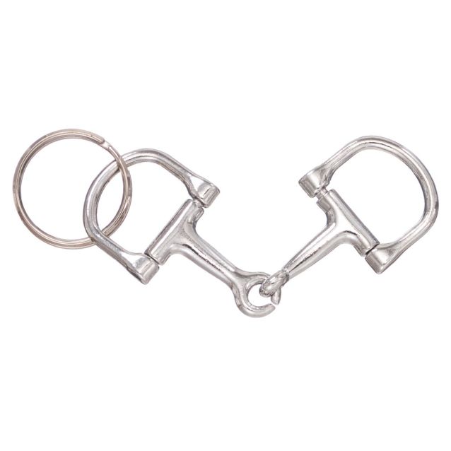 D-Ring Snaffle Bit Key Chain
