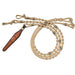 30 Plait Black Rawhide Romal Reins