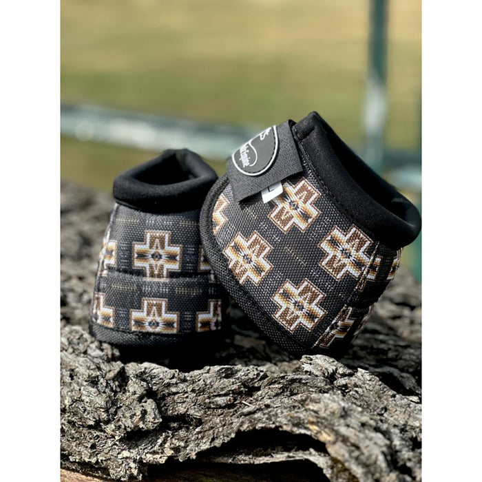 Black Round Up Bell Boots