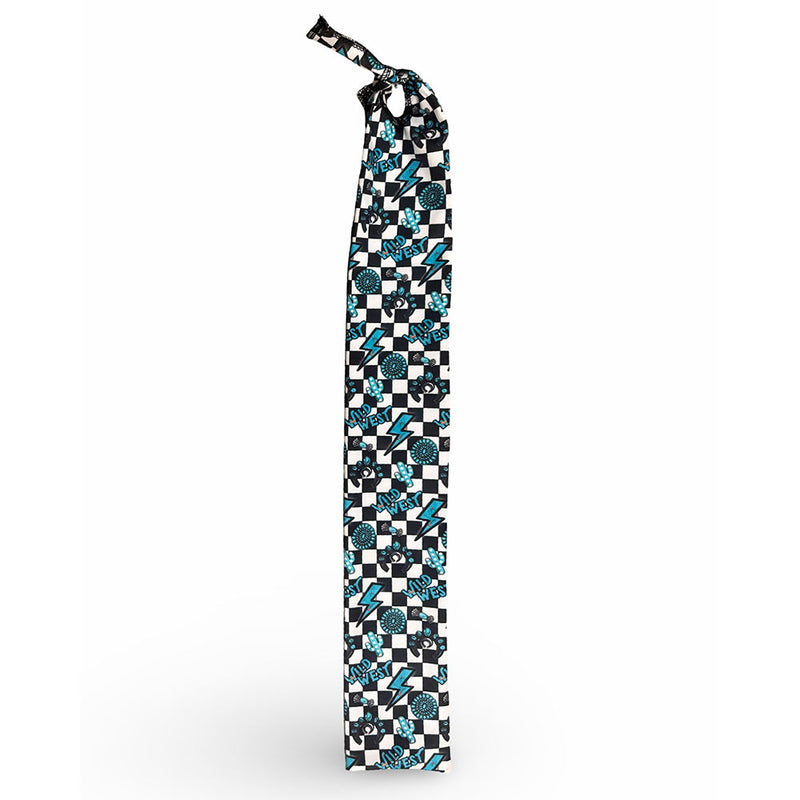 Turquoise Glass Lycra Tail bag