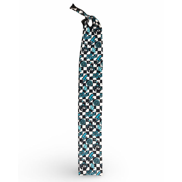 Turquoise Glass Lycra Tail bag
