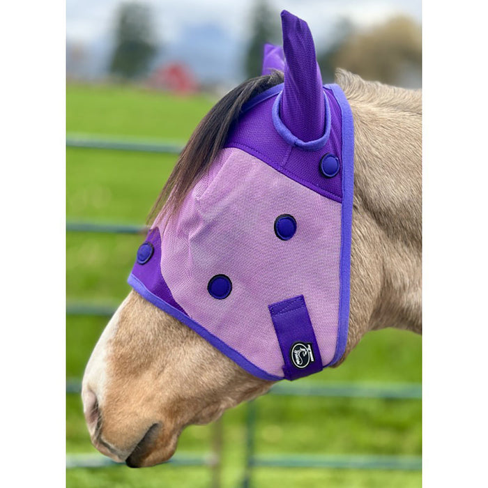 Purple Magnetic Fly Mask