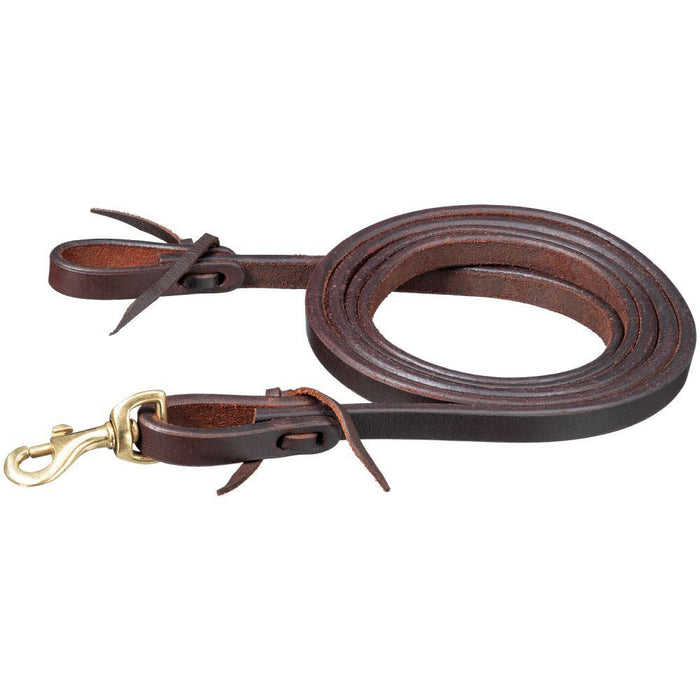 5/8in Harness Leather Roping Rein 7.5ft