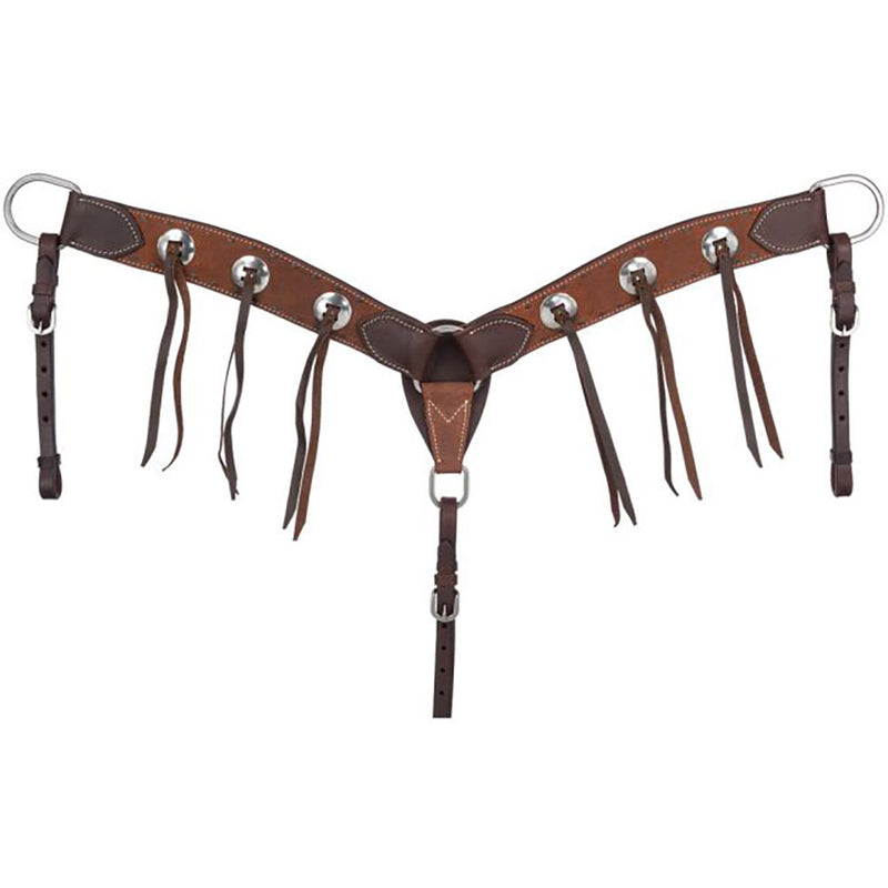 Brown Buckstitch Breast Collar