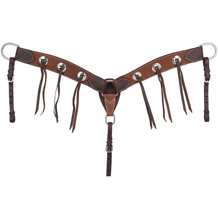 Brown Buckstitch Breast Collar