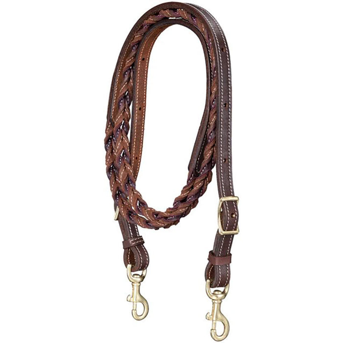 Latigo Two-Tone Twist Loop Rein