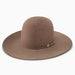 30X Ashwood Ash 5 in. Brim Open Crown Felt Hat
