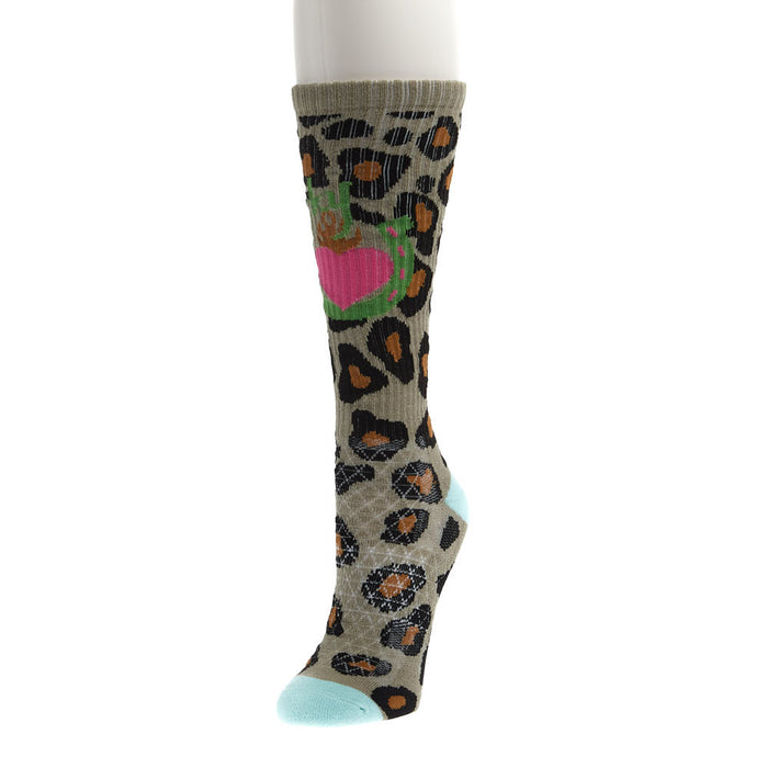 Women's Leopard Diva Performance Socks