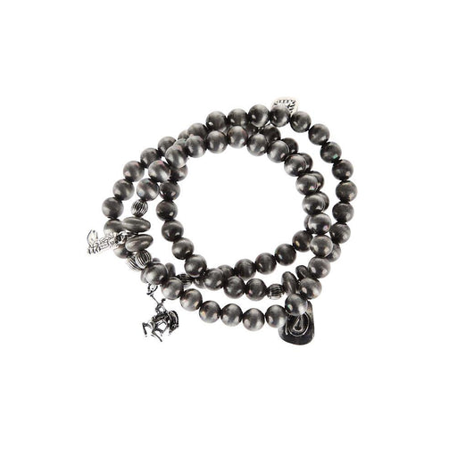 Navajo Pearl Charm Bracelet