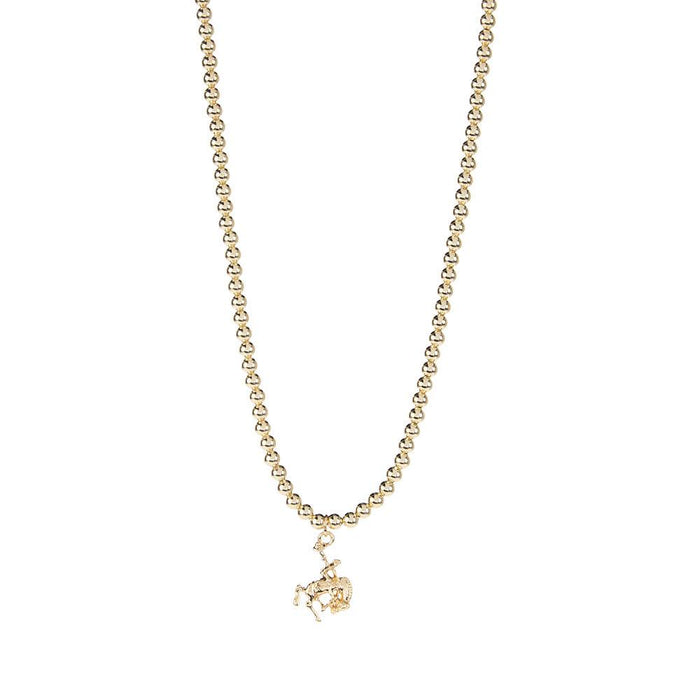 Bucking Horse Charm Necklace