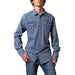 Men's Denim Cleavon Long Sleeve Snap Shirt