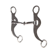 Smooth Snaffle Copper Inlay Short Shank Bit