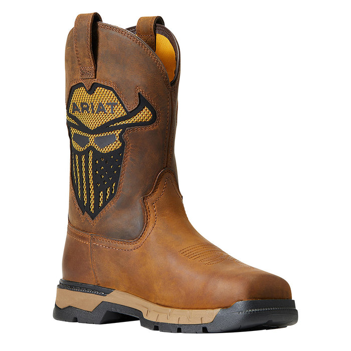 Men's Rebar Flex Western VenTEK Incognito Dark Earth Soft Toe Work Boot