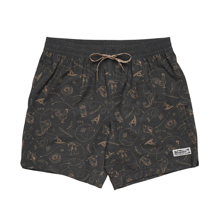 Men's Deep Set Sea Rodeo Black Shorts
