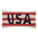 USA Hook Wool Pillow