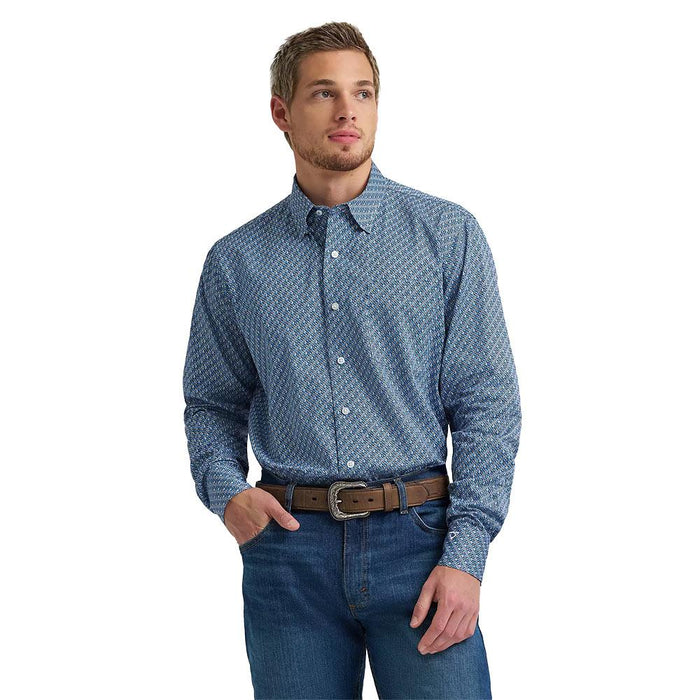 Men's Cody Johnson Blue Long Sleeve Shirt