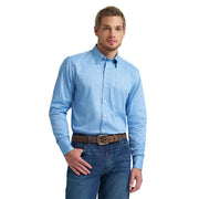 Men's Cody Johnson Blue Print Long Sleeve Shirt