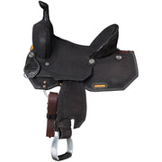 12in Dark Chocolate Brownsville Barrel Saddle