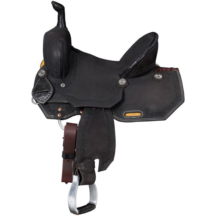 13in Dark Chocolate Brownsville Barrel Saddle