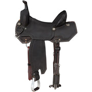 14in Dark Chocolate Brownsville Barrel Saddle