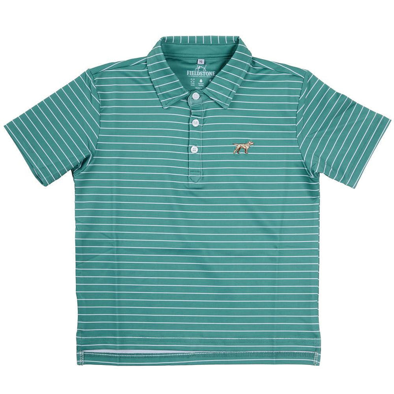 Boy's Green Clubhouse Polo