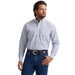 Men's George Strait Blue & White Stripe Shirt