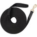 50ft Black Lunge Line with Snap