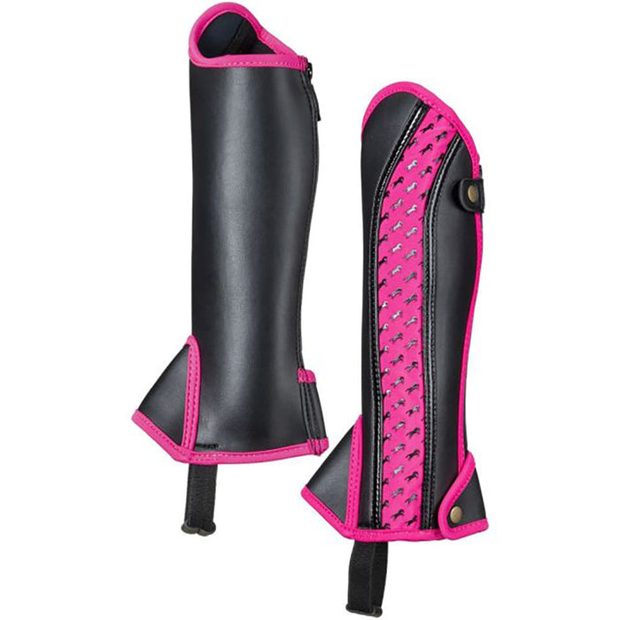 Equitare Kids Pink Half Chaps