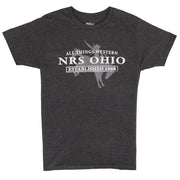 Ohio Bucking Horse Black Tee Shirt