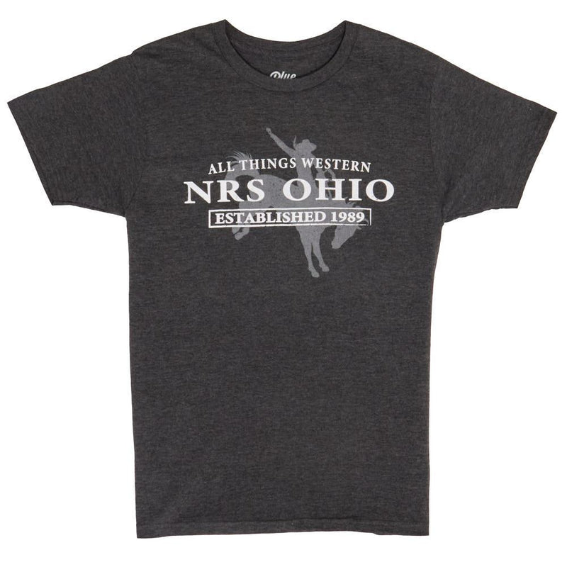 Ohio Bucking Horse Black Tee Shirt