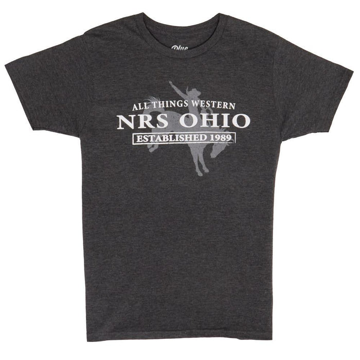 Ohio Bucking Horse Black Tee Shirt