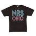 Ohio Jet Black Retro Logo Tee Shirt