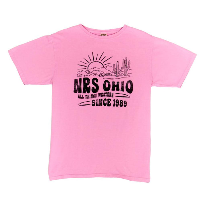 Ohio All Things Western Hot Pink Tee Shirt