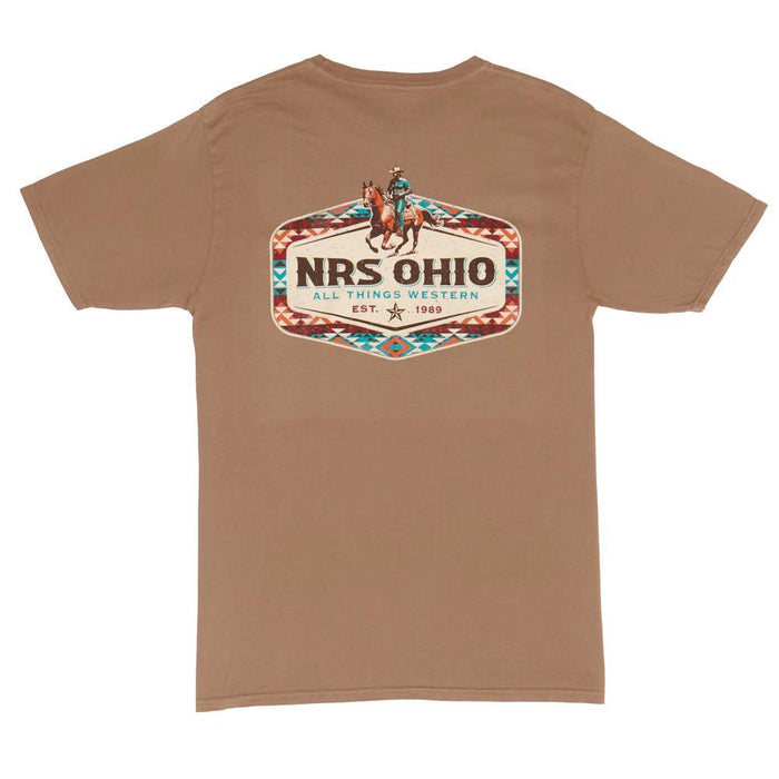 Ohio All Things Western Russet Aztec Border Tee Shirt